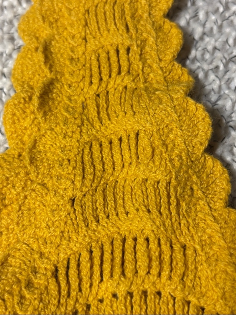 Crochet Embroidered Daisy Crop Tank Top Yellow Festival - Picture 10 of 13